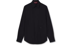 Piece dyed poplin shirt