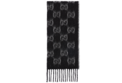 Bufanda de alpaca y lana con GG