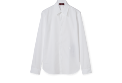 Piece dyed poplin shirt