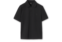 Polo in piquet di cotone con ricamo