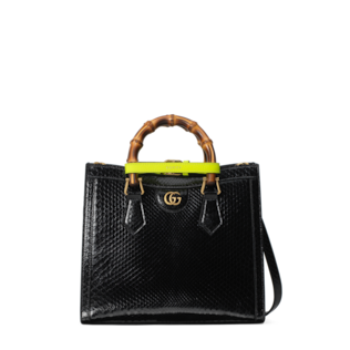 Gucci Diana small python tote bag