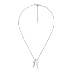 gucci split cross necklace