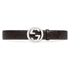 Ceinture en cuir Gucci Signature
