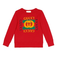 Children's sweatshirt with Gucci logo