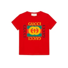 T-shirt pour enfant en coton avec logo Gucci