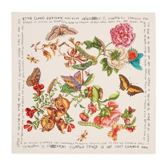 Garden Coco Capitán print silk scarf