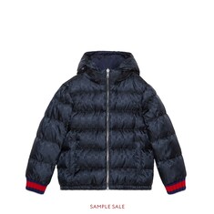 Children's reversible GG jacquard jacket