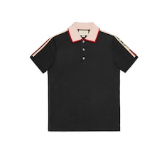 Рубашка поло с полоской Gucci