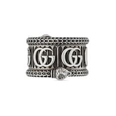 Bague en argent 925 avec Double G