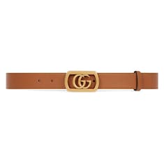 Ceinture à boucle Double G encadré