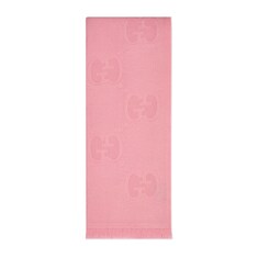 Foulard en jacquard de laine GG