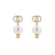 Boucles d'oreilles GG avec perle