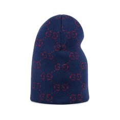 Bonnet enfant en coton et lamé GG