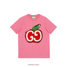T-shirt with GG apple print