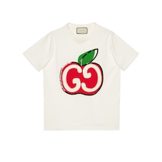 T-shirt with GG apple print