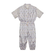 Combinaison pour enfant en soie avec imprimé Yuko Higuchi