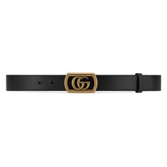 Ceinture à boucle Double G encadré