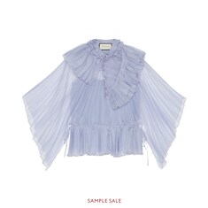 Silk organdy shirt