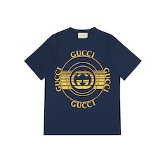 Gucci disk print oversize T-shirt