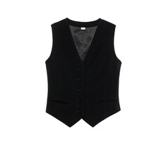 Cady viscose formal vest