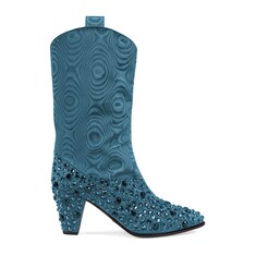 Bottes avec cristaux pour femme