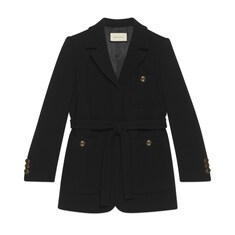 Wool sablé jacket
