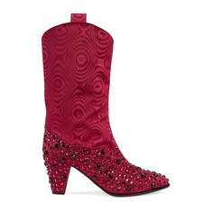 Bottes avec cristaux pour femme