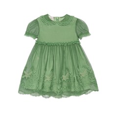 Robe pour bébé en coton avec broderies