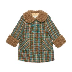 Baby wool tweed coat