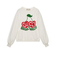 Sweat-shirt à imprimé cerises Gucci « Beverly Hills »