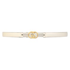 Belt with Interlocking G buckle