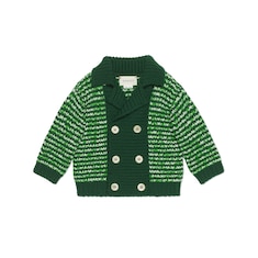 Baby wool mouline cardigan