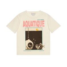 Children's Aquatique print T-shirt