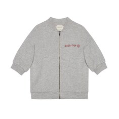 Children's punk print bomber