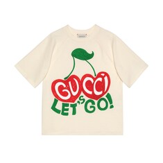 Children's cherry print T-shirt