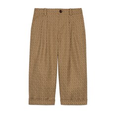 Pantalon pour enfant en coton GG à motif diamant