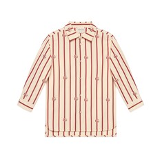 Children's Double G striped shirt