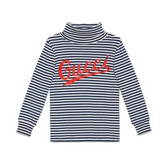 Children's Gucci print cotton turtleneck
