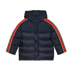 Children's GG nylon down jacket
