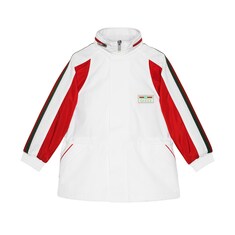 Children's cotton nylon jacket with Gucci label