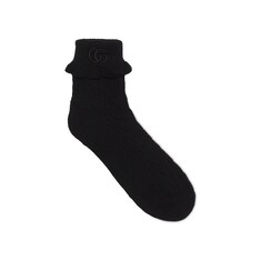 Cotton socks with embroidered Double G