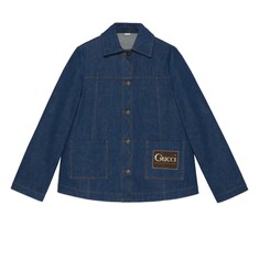Жакет из денима с лейблом Gucci