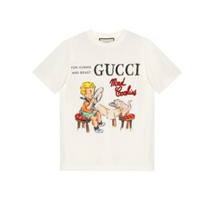 T-shirt à imprimé Gucci « Mad Cookies »