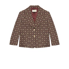GG damier jacquard jacket