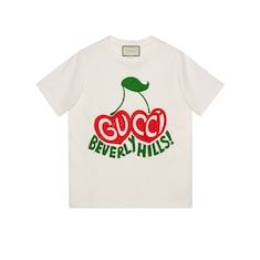 T-shirt à imprimé cerises Gucci « Beverly Hills »