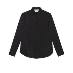 GG crêpe de Chine silk shirt