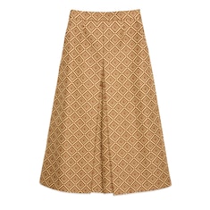 GG damier jacquard culotte pant