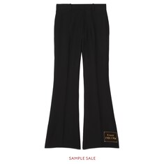 Pantalon évasé en laine et soie avec Gucci Eterotopia