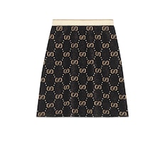 GG wool knit skirt