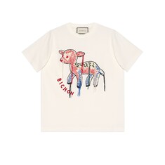 T-shirt with fawn patch